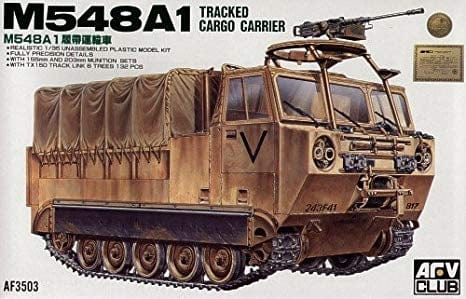 Afv-Club 1/35 M548A1 Tracked Cargo Carrier AFV Club PLASTIC MODELS