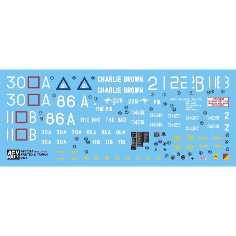 AFV CLUB 35291 1/35 M113A1 LRV Plastic model kit AFV Club PLASTIC MODELS