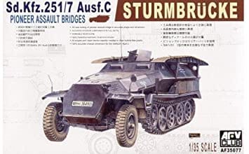AFV Club AF35077 1/35 German Sd.Kfz.25 Ausf.C Half-Track Plastic Model Kit AFV Club PLASTIC MODELS