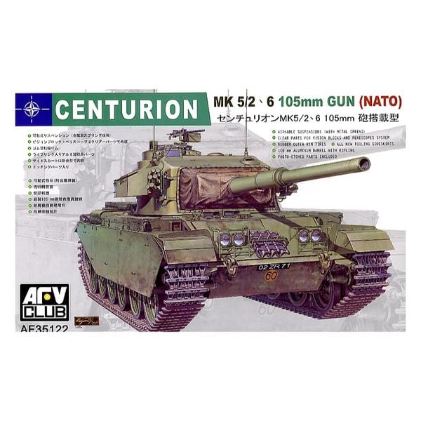AFV Club AF35122 1/35 CENTURION MK5/2 105mm (NATO) AFV Club PLASTIC MODELS