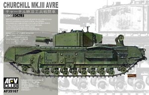 AFV Club AF35167 1/35 Churchill Mk.III Avre Plastic Model Kit AFV Club PLASTIC MODELS