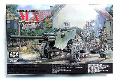 AFV Club AF35181 1/35 3 Inch Gun M5 And Carriage M6 Plastic Model Kit AFV Club PLASTIC MODELS