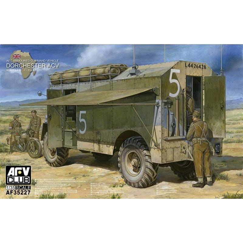 AFV Club AF35227 1/35 AEC Armoured Command Vehicle Dorchester ACV Plastic Model Kit AFV Club PLASTIC MODELS