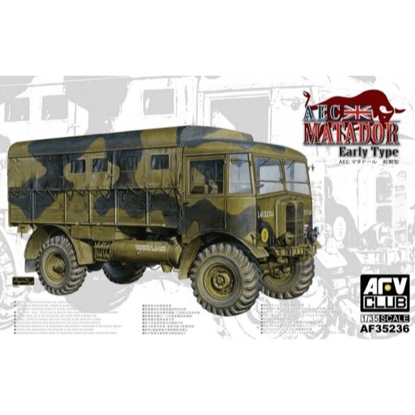 AFV Club AF35236 1/35 AEC Matador Early Type Plastic Model Kit AFV Club PLASTIC MODELS