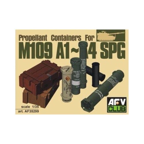 AFV Club AF35299 1/35 Propellant Containers For M109 A1-A4 SPG Plastic Model Kit AFV Club PLASTIC MODELS