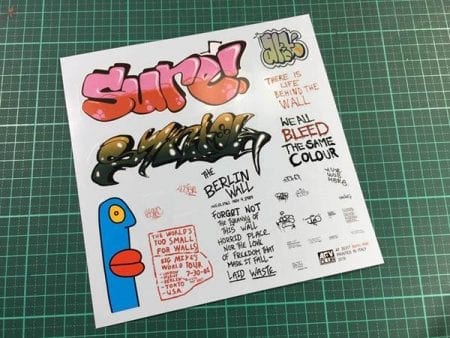 AFV Club AF35317 Berlin Wall (3 Units Wall Set) Plastic Model Kit AFV Club PLASTIC MODELS