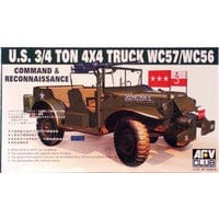 AFV Club AF35S16 1/35 Wc57 3/4T Weapons Command Car AFV Club PLASTIC MODELS