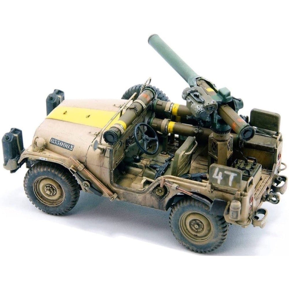 AFV Club AF35S97 1/35 IDF 1/4 TON 4x4 M38A1/CJ05 Anti Tank Missile Vehicle Plastic Model Kit AFV Club PLASTIC MODELS