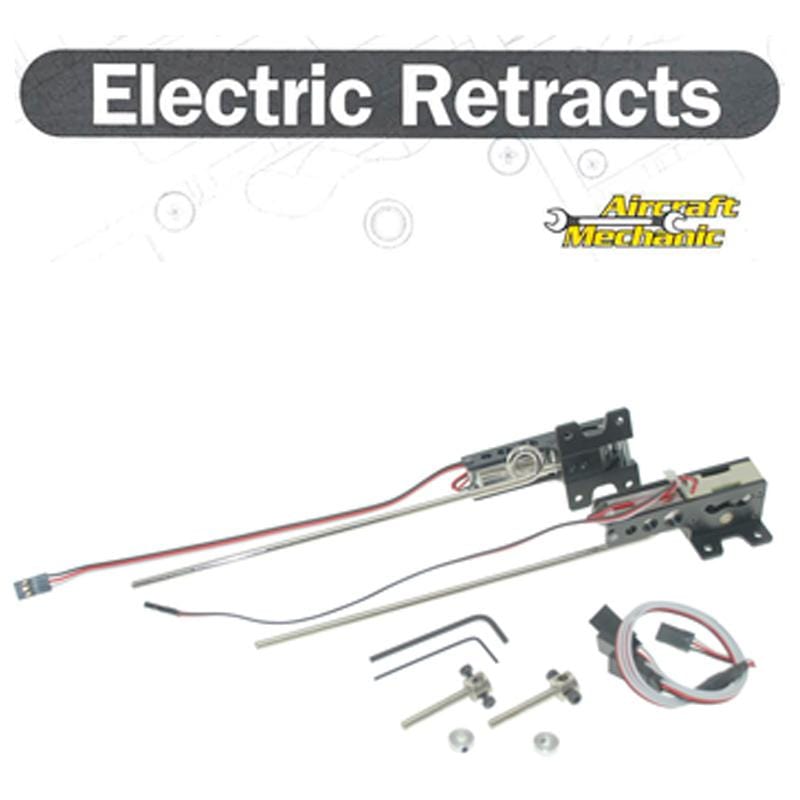 Aircraft Mechanics Electric Retracts 25-46 Size Main Retract & Leg Only Aircraft Mechanics RC PLANES - PARTS