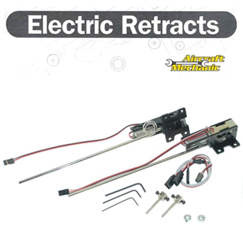 Aircraft Mechanics Electric Retracts 6-120 Size Main Retract & Leg Only Aircraft Mechanics RC PLANES - PARTS