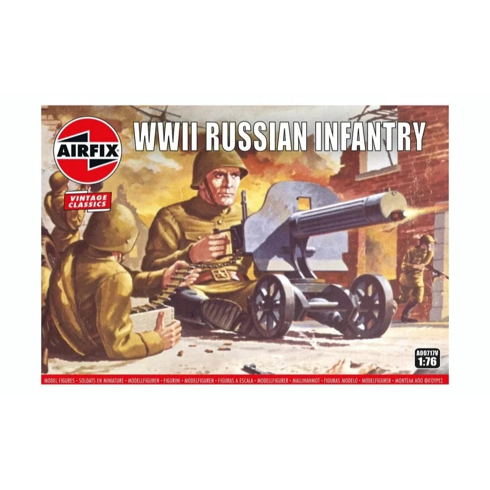 Airfix 00717V 1/76 Russian Infantry Plastic Model Kit - Hobbytech Toys