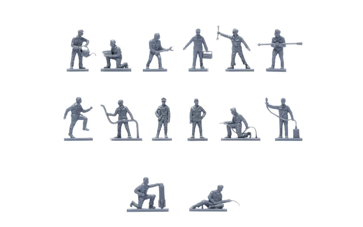 Airfix 1/76 Luftwaffe Personnel Vintage Classic Airfix PLASTIC MODELS