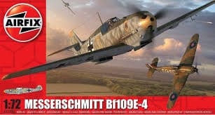 Airfix 1/72 Messerschmitt Bf109E-4 Airfix PLASTIC MODELS