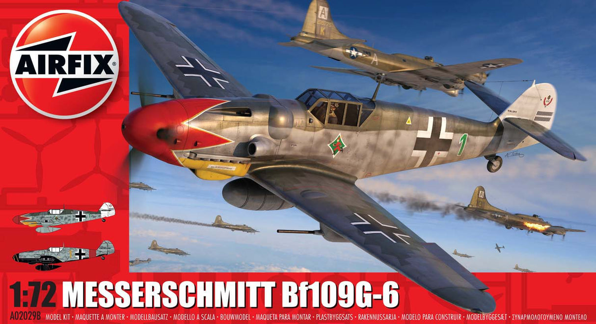 Airfix 1/72 Messerchmitt Bf109G-6 Airfix PLASTIC MODELS