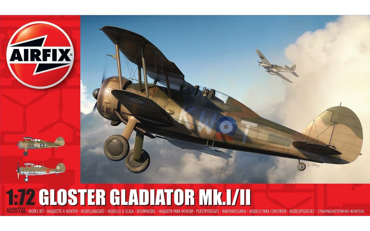 Airfix 1/72 Gloster Gladiator MK.I/II Airfix PLASTIC MODELS
