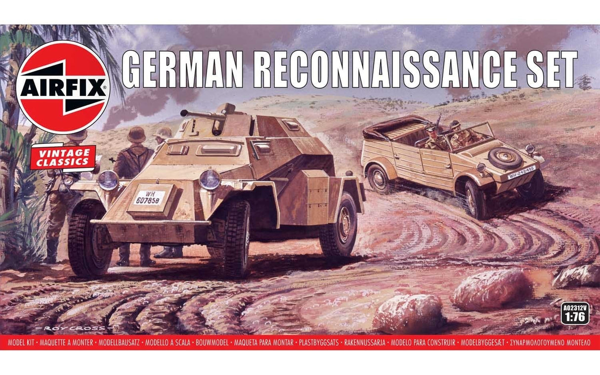 Airfix 1/76 German Reconnaisance Set Airfix PLASTIC MODELS