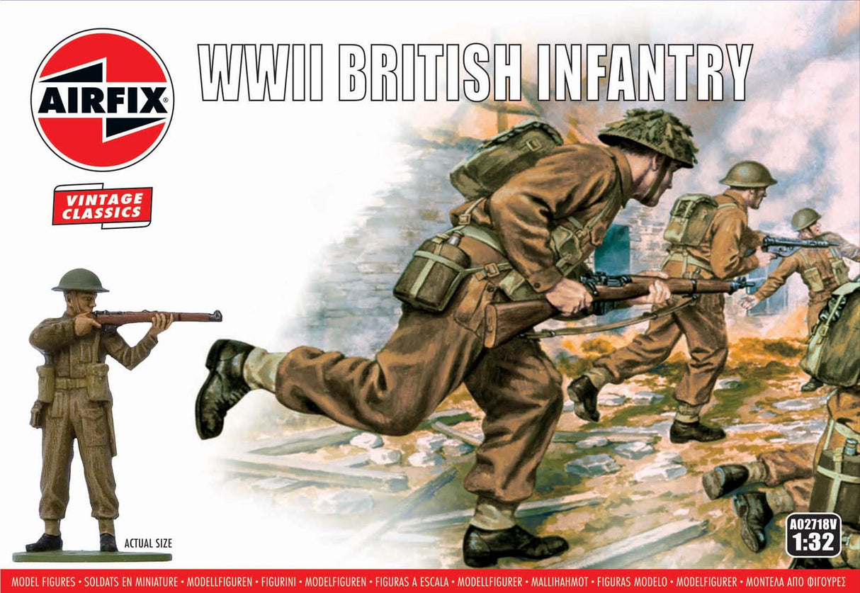Airfix 1/32 British Infantry Plastic Model Kit Airfix PLASTIC MODELS