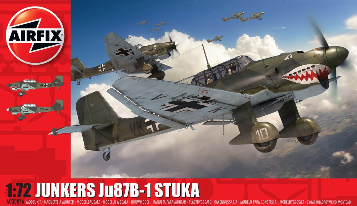 Airfix 1/72 Junkers Ju87 B-1 Stuka Airfix PLASTIC MODELS