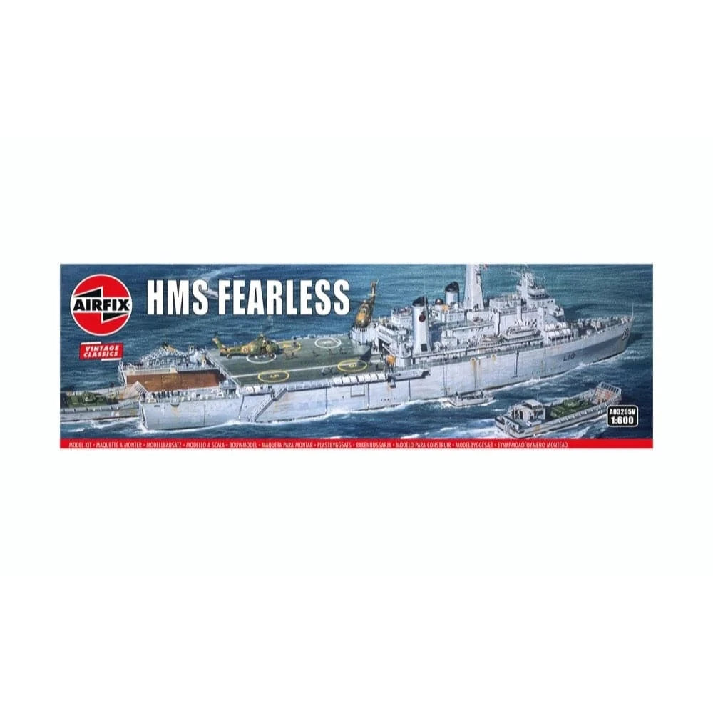 Airfix A03205V 1/600 HMS Fearless Plastic Model Kit - Hobbytech Toys