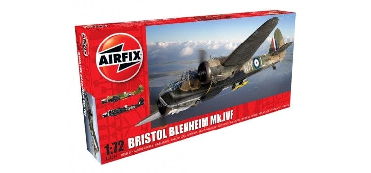 Airfix A04017 1/72 Bristol Blenheim Mk.IV Fighter Plastic Model Kit Airfix PLASTIC MODELS