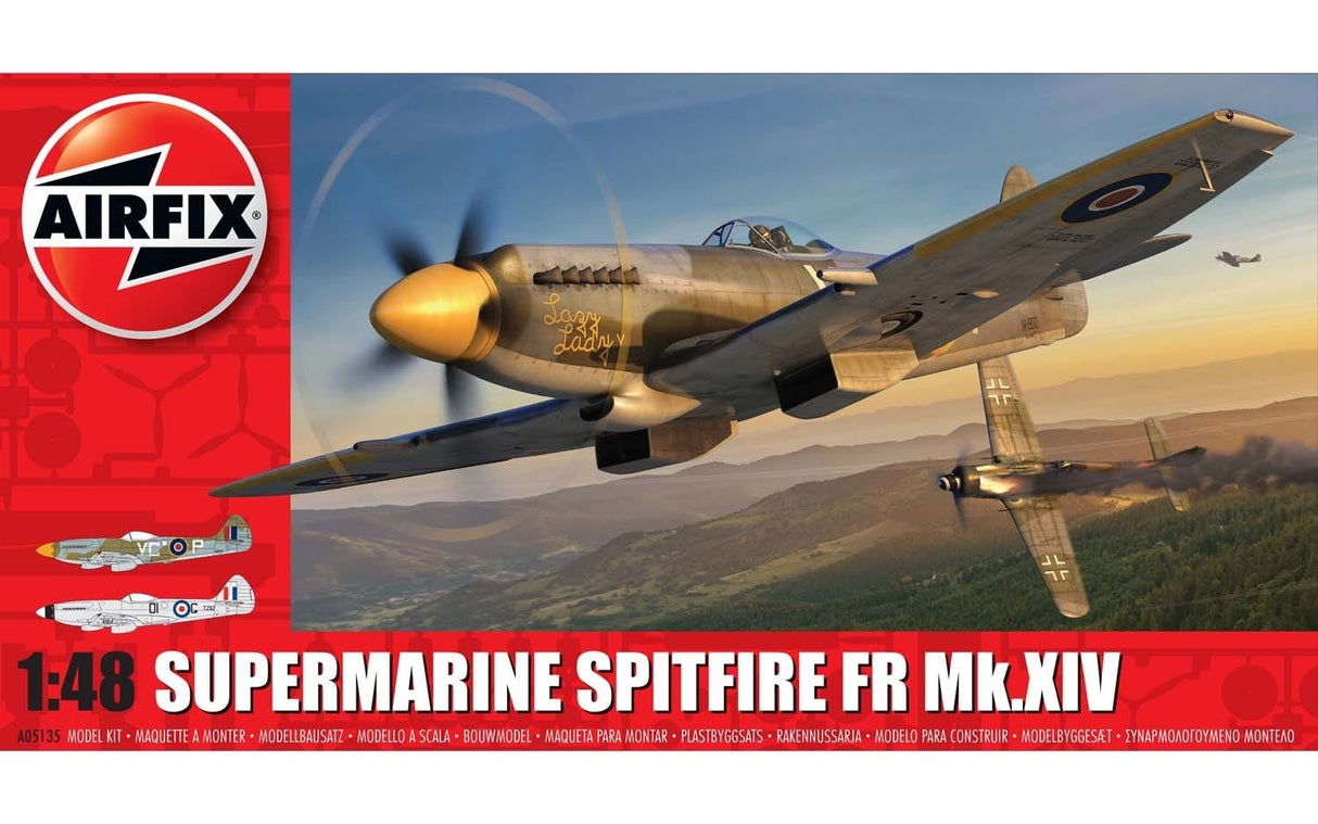 Airfix 1/48 Supermarine Spitfire Fr Mk.Xiv Airfix PLASTIC MODELS