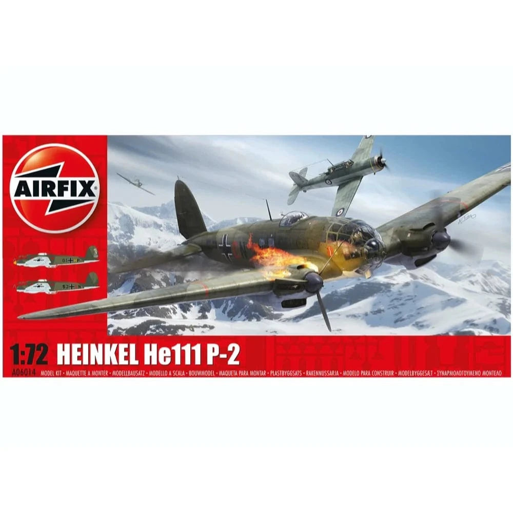 Airfix A06014 1/72 Heinkel He.111 P2 Plastic Model Kit - Hobbytech Toys