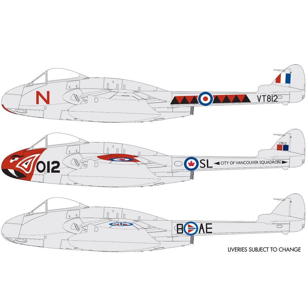 Airfix 1/48 De Havilland Vampire F.3 Airfix PLASTIC MODELS
