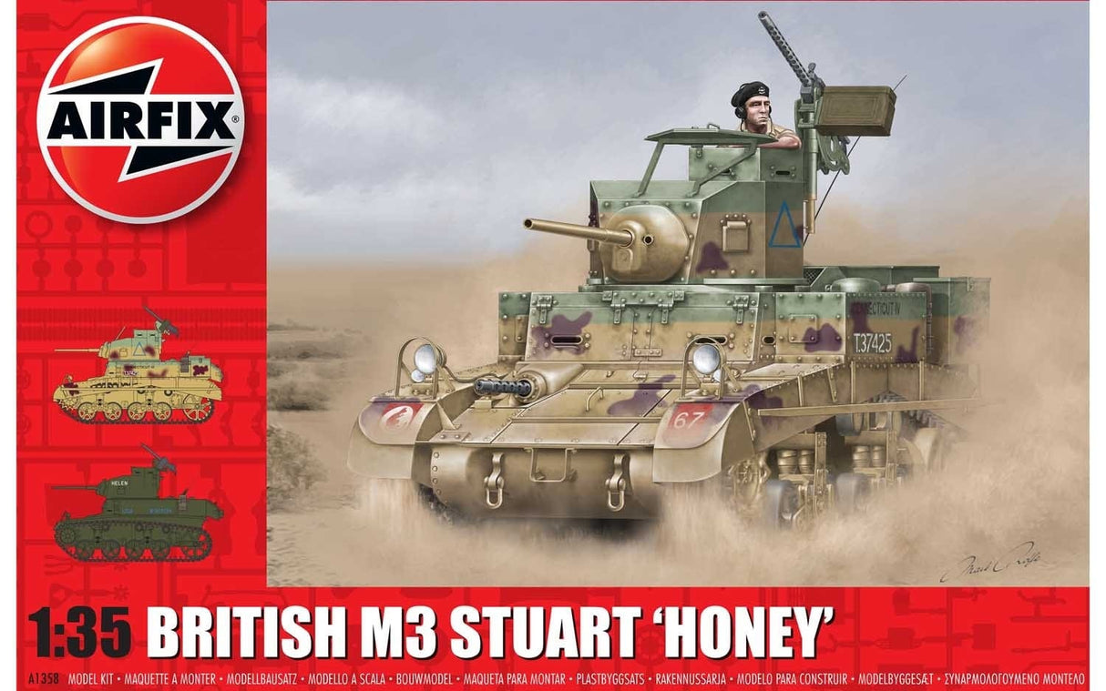 Airfix 1/35 British M3 Stuart Honey Airfix PLASTIC MODELS