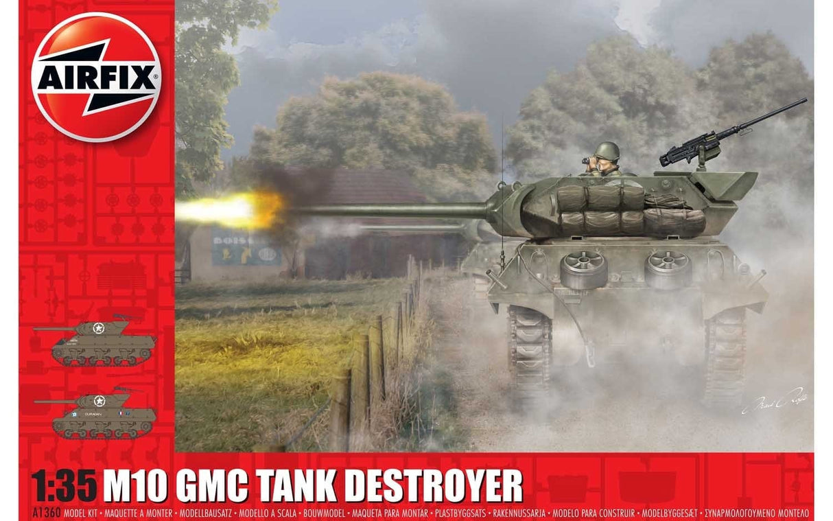 Airfix 1/35 M10 GMC Tank Destroyer Airfix PLASTIC MODELS