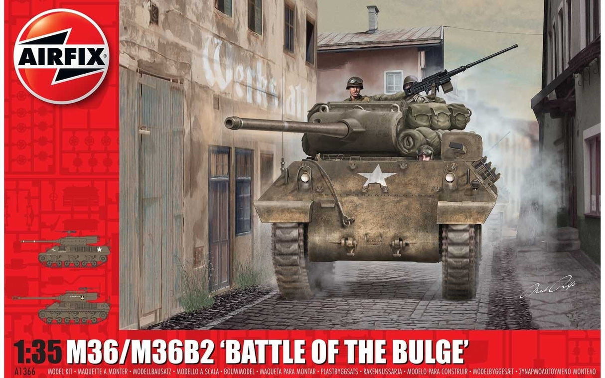 Airfix 1/35 M4A3(76)W Battle Of The Bulge Airfix PLASTIC MODELS