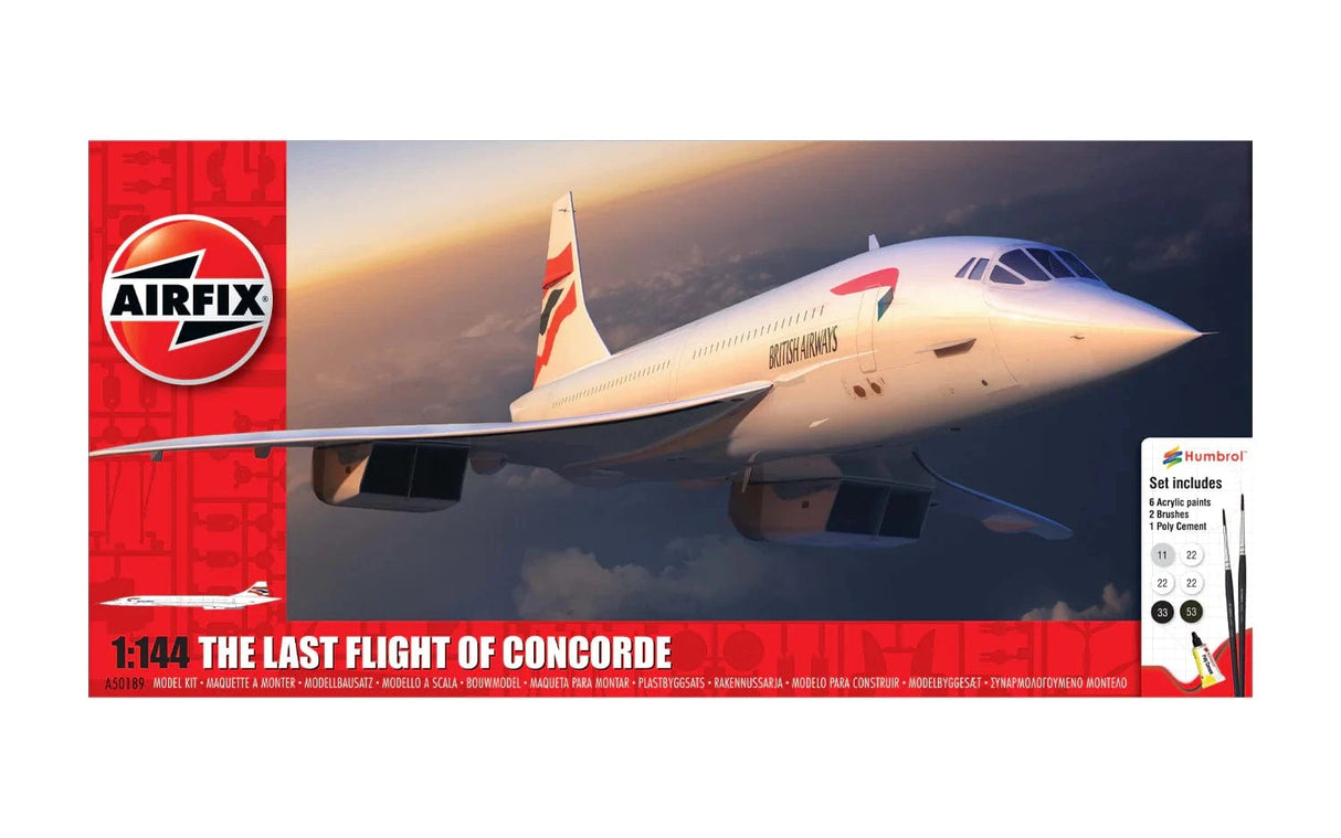 Airfix 1/144 Concorde Gift Set Airfix PLASTIC MODELS