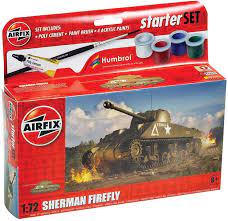 Airfix 1/72 Small Beginners Set Sherman Firefly Airfix PLASTIC MODELS