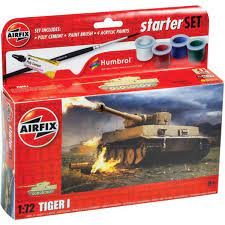 Airfix 1/72 Small Beginners Set Tiger 1 Airfix PLASTIC MODELS