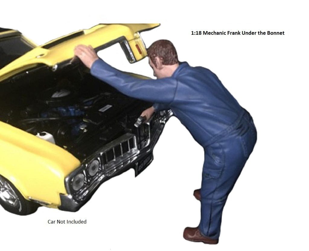American Diorama 1/18 Frank Under the Bonnet Mechanic Figure Accessory American Diorama DIE-CAST MODELS