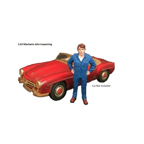 American Diorama 1/18 John Inspecting Mechanic Figure Accessory American Diorama DIE-CAST MODELS