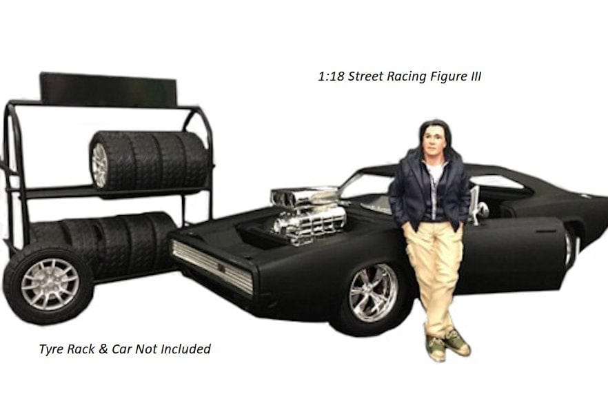 American Diorama 1/24 Street Racing Figures - III Figure Accessory - Hobbytech Toys