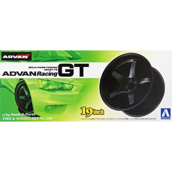 Aoshima 1/24 Advan Racing Gt Wheels Aoshima PLASTIC MODELS