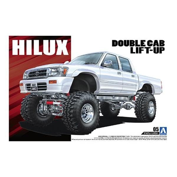 Aoshima 1/24 Hilux Double Cab Lift Up Aoshima PLASTIC MODELS