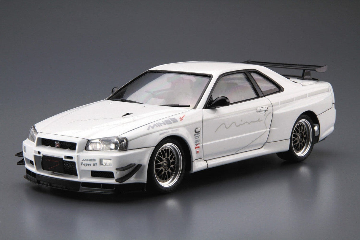 Aoshima 1/24 MineS Bnr34Skyline Gt-R 2002 Aoshima PLASTIC MODELS
