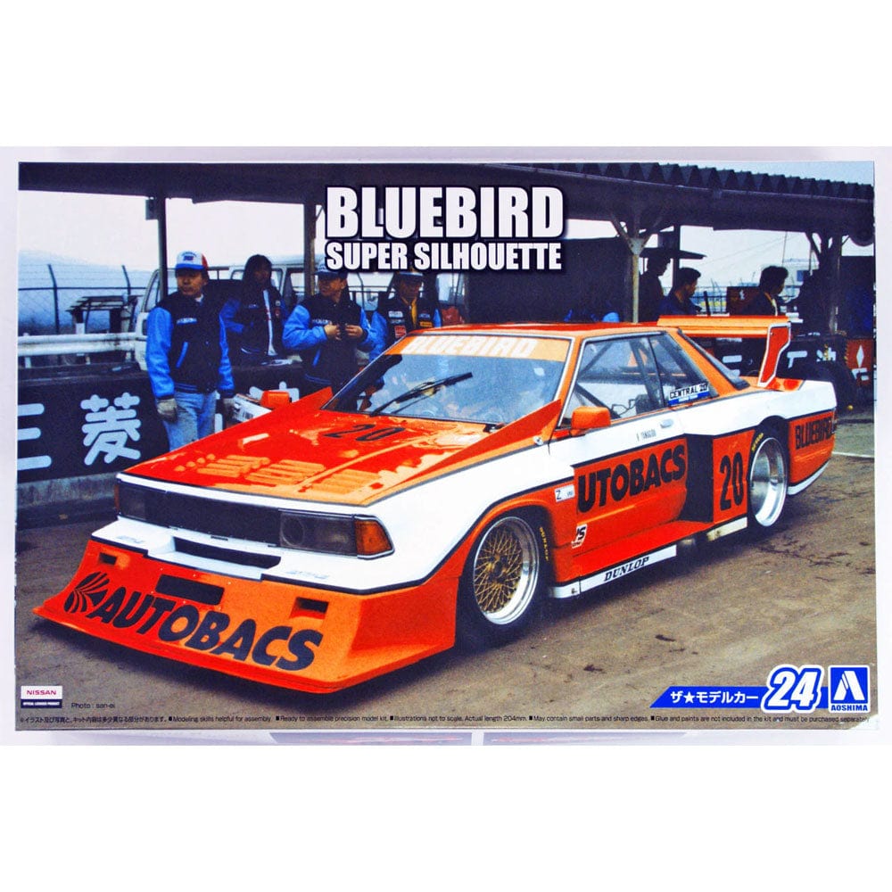 Aoshima 1/24 Nissan Ky910 Bluebird Super Silhout Aoshima PLASTIC MODELS