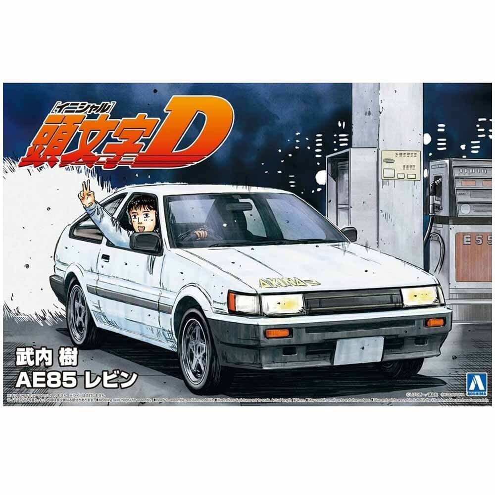 Aoshima 1/24 Takeuchi Itsuki Ae85 Levin Aoshima PLASTIC MODELS