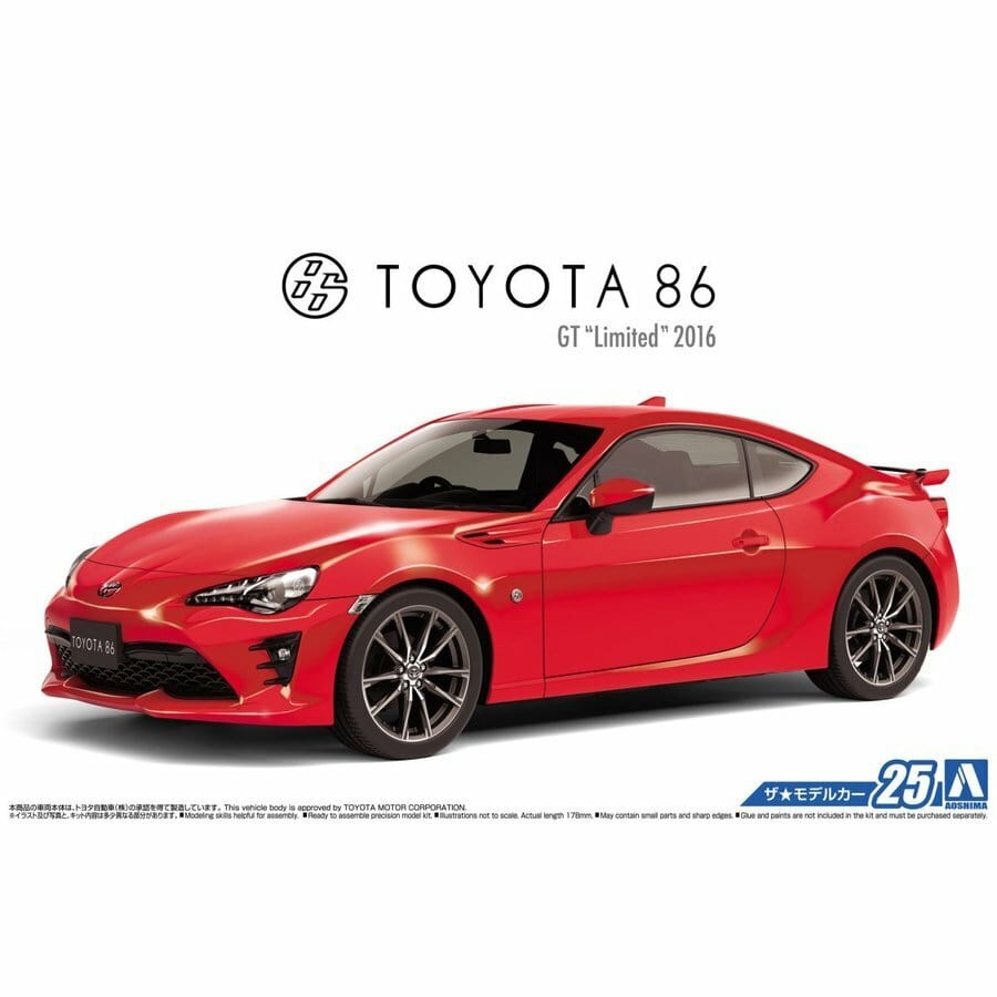 Aoshima 1/24 Toyota Zn6 Toyota86 2016 Aoshima PLASTIC MODELS