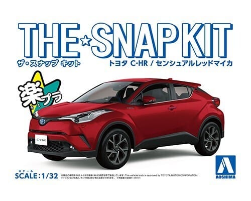 Aoshima A005637 1/32 Toyota C-Hr (Sensual Red Mica) Aoshima PLASTIC MODELS
