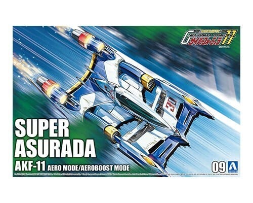 Aoshima A005911 1/24 Super Asurada AKF-11 Aero Mode/Aeroboost Mode Aoshima PLASTIC MODELS