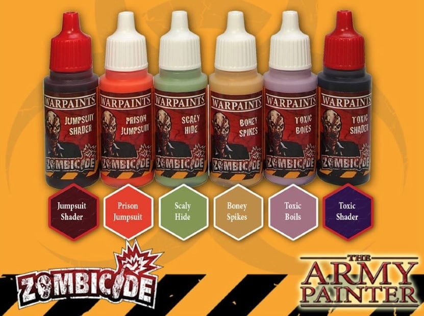 Army Painter Warpaints Zombicide Toxic/Prison Set The Army Painter PAINT, BRUSHES & SUPPLIES