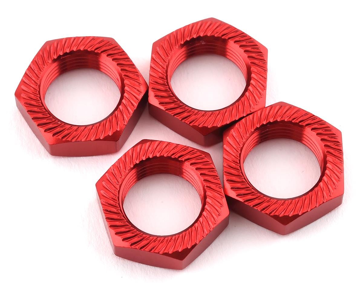 Arrma Aluminum Wheel Nut, 17mm Red (4), AR310906 - Hobbytech Toys