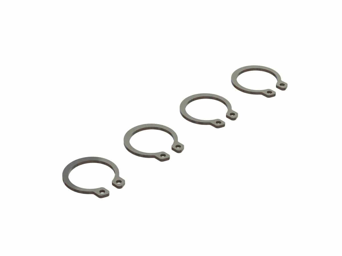 Arrma ARA729000 C Clip 15mm (4pcs) 8S BLX - Hobbytech Toys