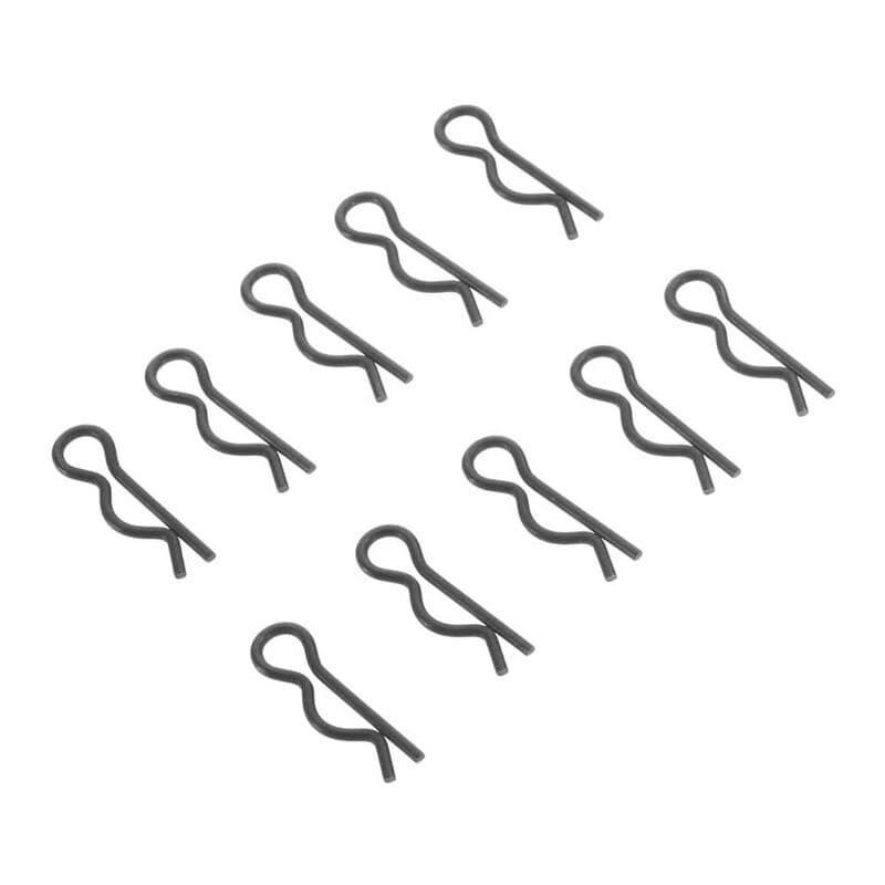 Arrma ARAC3448 Body Clip Large Black (10pcs) AR320278 - Hobbytech Toys