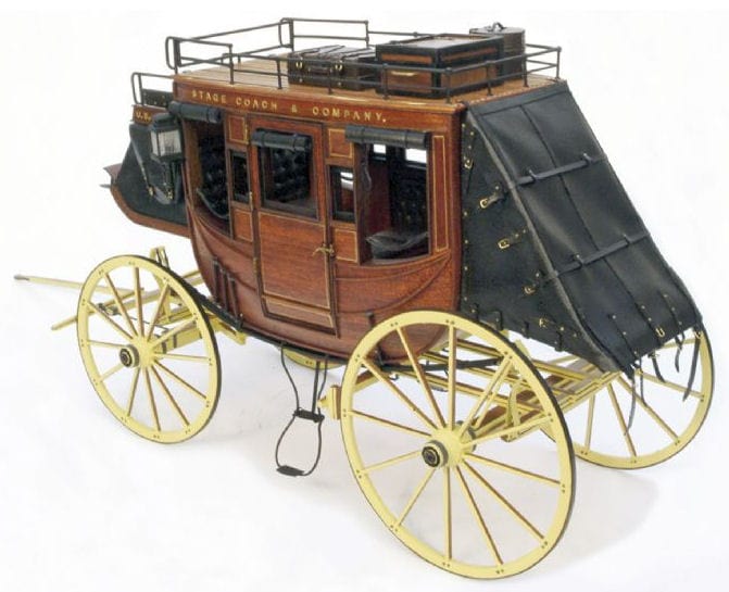 Artesania 20340 1/10 1848 US Mail Stage Coach Wood Model Kit Artesania TOOLS