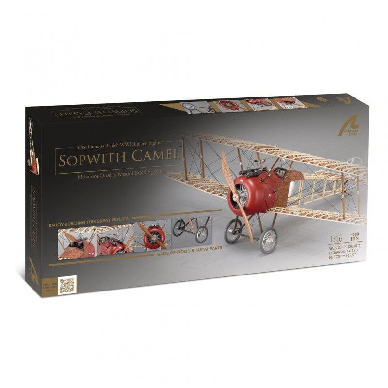 Artesania 20351 1/16 Sopwith Camel Wood And Metal Model Kit Artesania WOODEN MODELS
